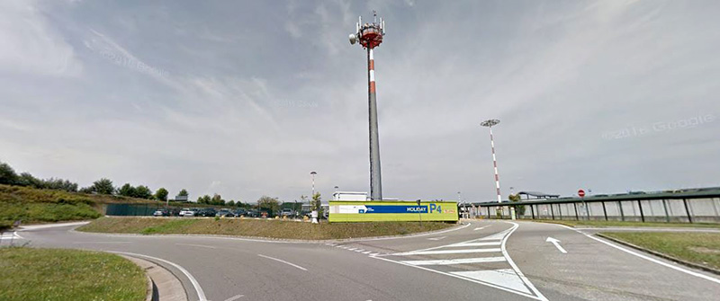 Parking available at Malpensa airport